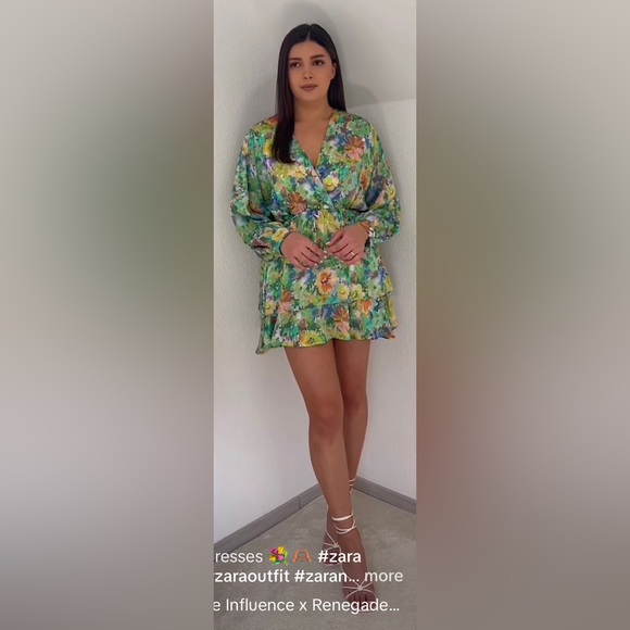 FLORAL PRINT DRESS - Picture 12 of 14